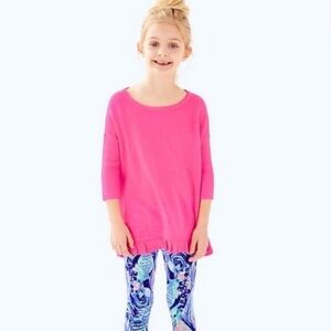 💖NWOT Lilly Pulitzer GIRLS Tierneigh Pullover Sweater – Pink Sunset – Size XL💖
